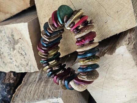 Armband kalebas - multicolor