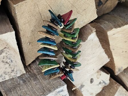 Armband kalebas - multicolor