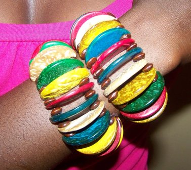 Armband kalebas - multicolor