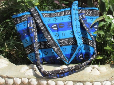 Shopping bag &quot;Blue Africa&quot;