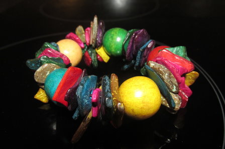 Armband kalebas - multicolor