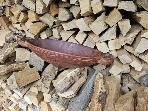 Schaal - ovaal (ca 51 x 23 x 11cm)