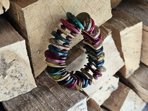 Armband kalebas - multicolor
