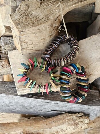 Armband kalebas - multicolor