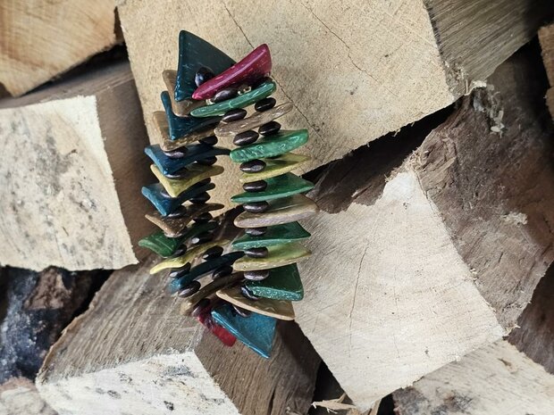 Armband kalebas - multicolor