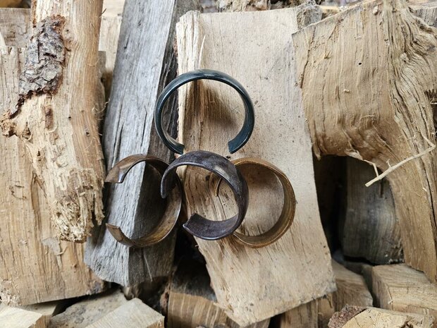 Armband leder - groen