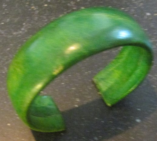 Armband leder - groen
