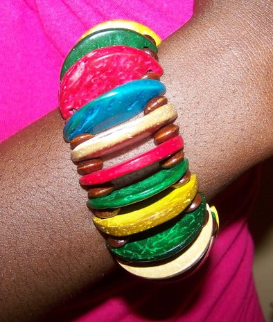 Armband kalebas - multicolor