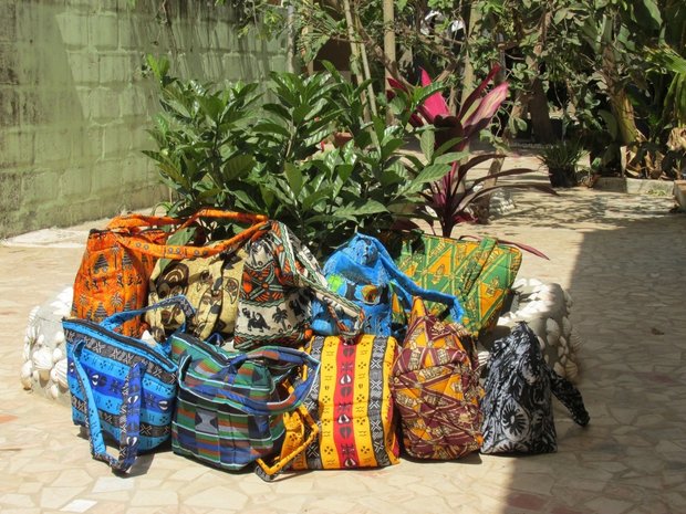 Shopping bag "Blue Africa"