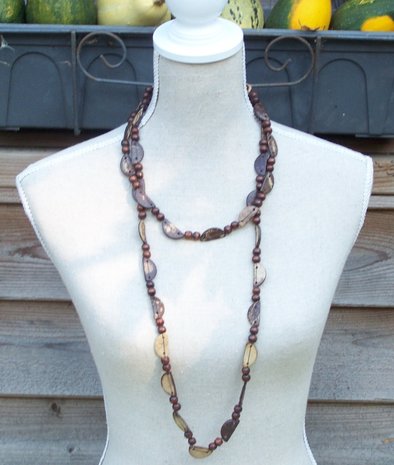 Ketting Calebas Brown