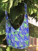 Lazy bag "Mask Blue Green"